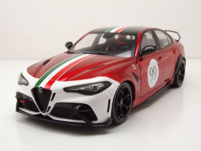 Alfa Romeo Giulia GTAm #99 Tricolore 2022 rot Modellauto...