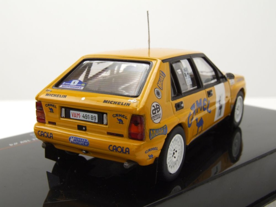 Lancia Delta Integrale 16V N°4 Rallye Camel Bohemia 1990 - Ixo 1/43 Neuve