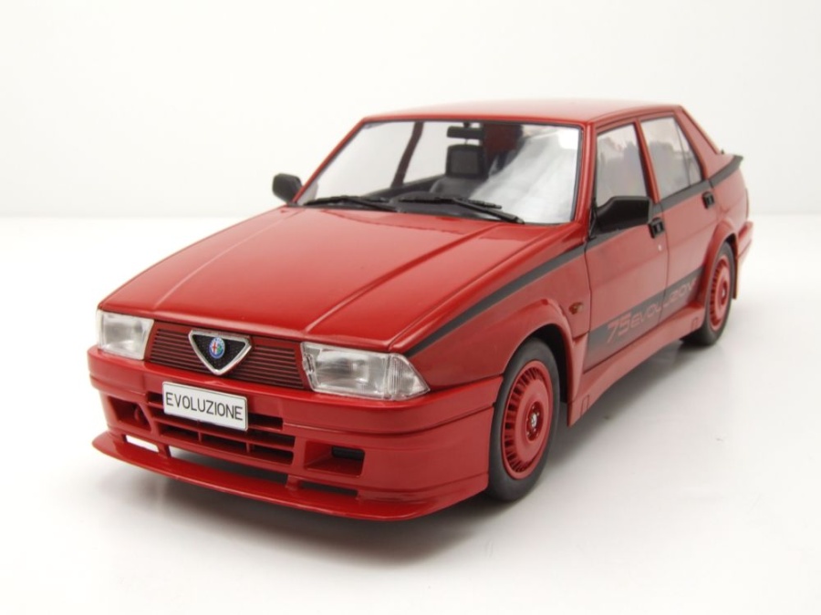 Modellauto Alfa Romeo 75 Turbo Evoluzione 1987 rot 1:18 MCG bei