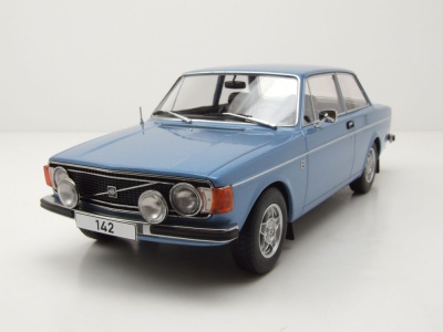 Volvo 142 1973 blau metallic Modellauto 1:18 MCG
