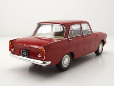 Moskwitsch 408 1966 rot Modellauto 1:24 Whitebox