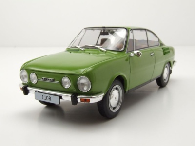 Skoda 100 R 1970 grün Modellauto 1:24 Whitebox