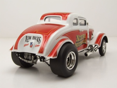 Nitro Methane Gasser 1933 rot weiß Modellauto 1:18...