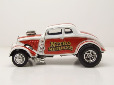 Nitro Methane Gasser 1933 rot weiß Modellauto 1:18 Acme