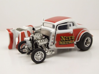 Nitro Methane Gasser 1933 rot weiß Modellauto 1:18 Acme
