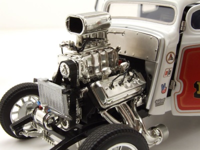 Nitro Methane Gasser 1933 rot weiß Modellauto 1:18 Acme