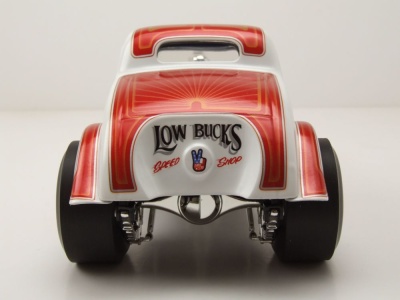 Nitro Methane Gasser 1933 rot weiß Modellauto 1:18 Acme