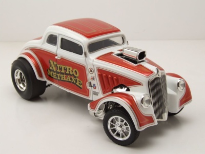 Nitro Methane Gasser 1933 rot weiß Modellauto 1:18 Acme