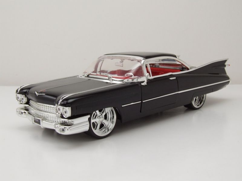 Cadillac Coupe De Ville 1959 schwarz Modellauto 1:24 Jada Toys