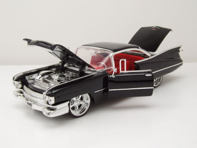Cadillac Coupe De Ville 1959 schwarz Modellauto 1:24 Jada Toys