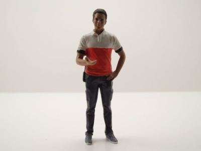 Figur Race Crew 4 für 1:18 Modelle American Diorama
