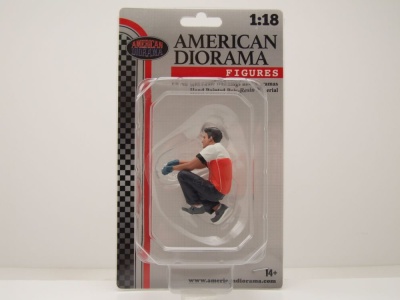 Figur Race Crew 5 für 1:18 Modelle American Diorama