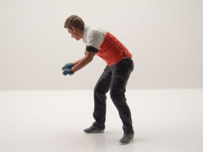 Figur Race Crew 6 für 1:18 Modelle American Diorama