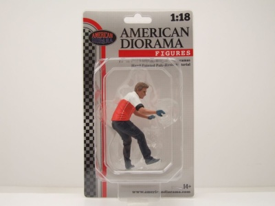 Figur Race Crew 6 für 1:18 Modelle American Diorama
