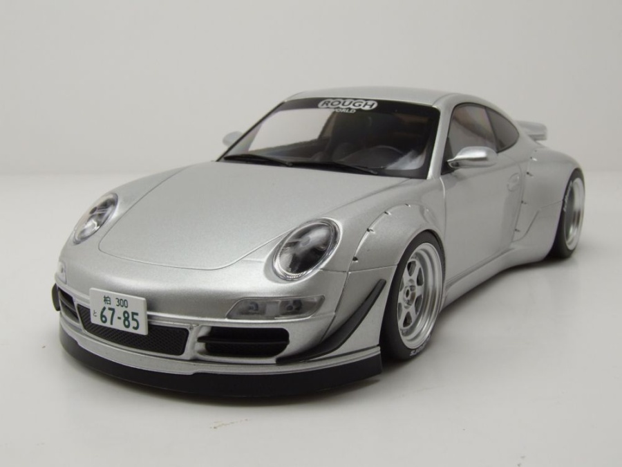 Modellauto Porsche 911 RWB 997 silber 1:18 ixo models bei