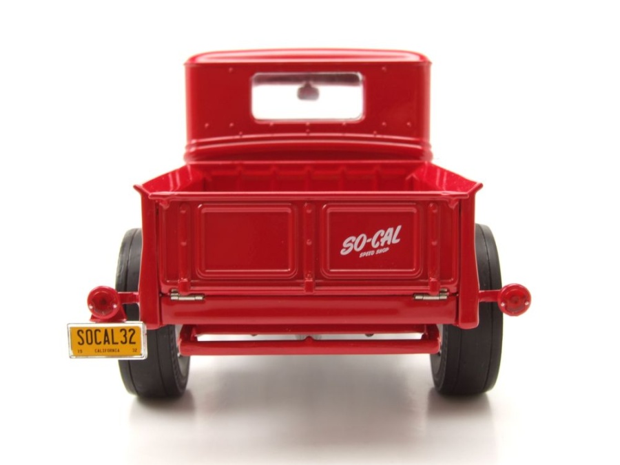Modellauto Ford Hot Rod Custom Pick Up So-Cal Speed Shop 1932 rot