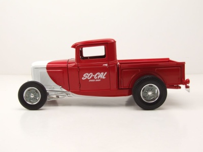 Ford Hot Rod Custom Pick Up So-Cal Speed Shop 1932 rot weiß Modellauto 1:18 Acme