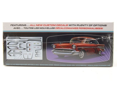 Chevrolet Bel Air Street Machine 1957 Kunststoffbausatz Modellauto 1:25 AMT