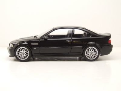 BMW M3 CSL E46 2003 schwarz Modellauto 1:18 Norev
