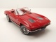Chevrolet Corvette C2 Sting Ray Convertible 1963 rot Modellauto 1:18 Norev