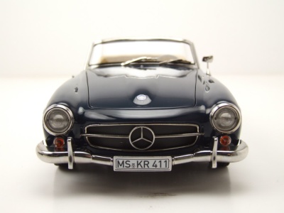 Mercedes 190 SL Cabrio 1957 dunkelblau Modellauto 1:18 Norev