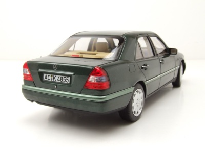 Mercedes C-Klasse W202 1993 grün metallic Modellauto 1:18 Norev