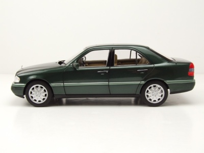 Mercedes C-Klasse W202 1993 grün metallic Modellauto 1:18 Norev