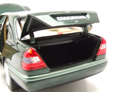Mercedes C-Klasse W202 1993 grün metallic Modellauto 1:18 Norev