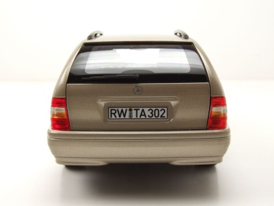 Mercedes C-Klasse T-Modell Kombi S202 1997 silber Modellauto 1:18 Norev
