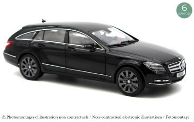 Mercedes CLS Shooting Brake X218 2011 schwarz metallic...