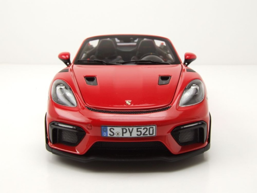 Porsche 718 Spyder RS Norev 1/18 – Rouge Indien 2023 – Neuf Sous Blister