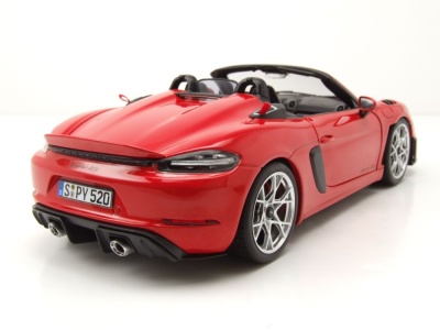 Porsche 718 Spyder RS 2023 rot Modellauto 1:18 Norev