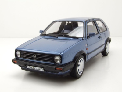 VW Golf 2 10 Millionen 1988 blau metallic Modellauto 1:18...