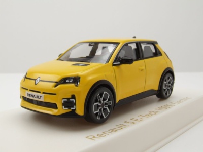 Renault 5 E-Tech 100% Electric 2024 gelb Modellauto 1:43...