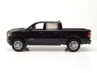 Ram 1500 Crew Cab Laramie Pick Up 2019 schwarz silber Modellauto 1:24 Motormax