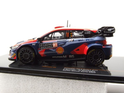 Hyundai i20 N #11 Rallye Monte Carlo 2023 blau Neuville Wydaeghe Modellauto 1:43 ixo models #1