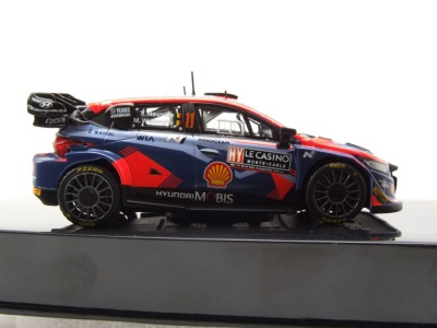 Hyundai i20 N #11 Rallye Monte Carlo 2023 blau Neuville Wydaeghe Modellauto 1:43 ixo models #1