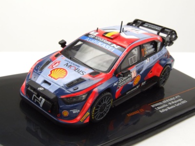 Hyundai i20 N #11 Rallye Monte Carlo 2023 blau Neuville Wydaeghe Modellauto 1:43 ixo models #1