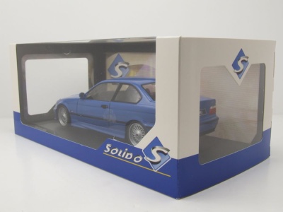 BMW M3 Coupe E36 1996 blau Modellauto 1:18 Solido