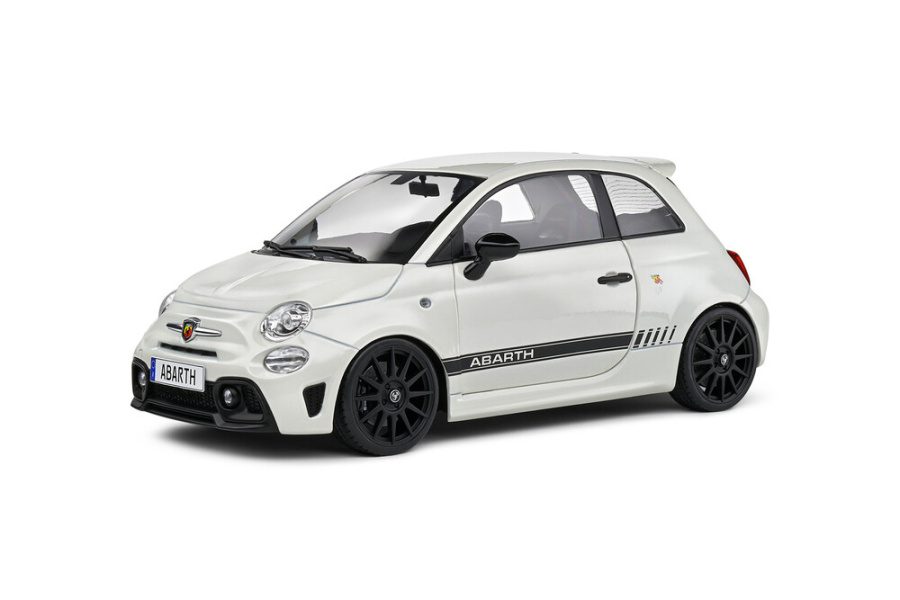 Fiat F595 Abarth 2022 weiß Modellauto 1:18 Solido