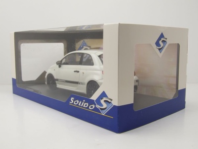 Fiat F595 Abarth 2022 weiß Modellauto 1:18 Solido