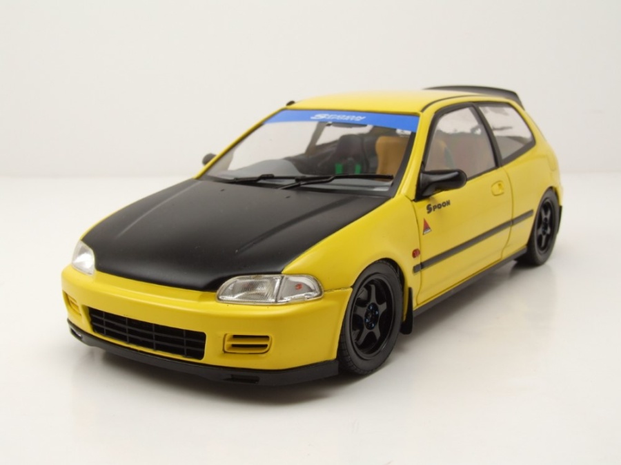 Honda Civic EG6 1991 gelb Modellauto 1:18 Solido