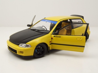 Honda Civic EG6 1991 gelb Modellauto 1:18 Solido