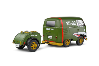 VW T1 Bus Kool Kombi Army Fighter grün mit...