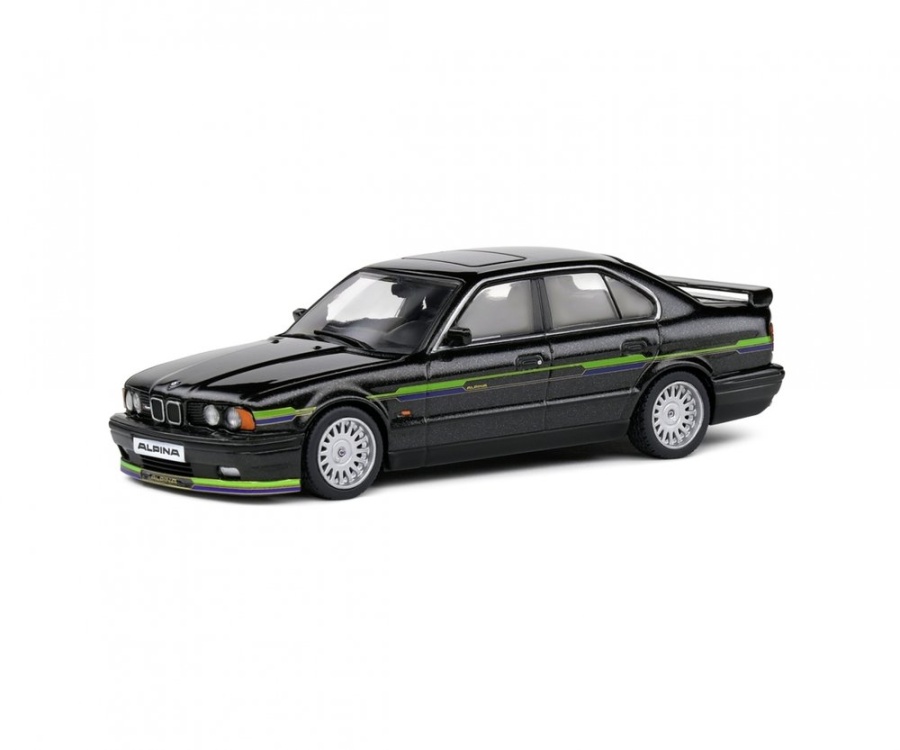 BMW Alpina B10 BiTurbo E34 1994 schwarz Modellauto 1:43 Solido