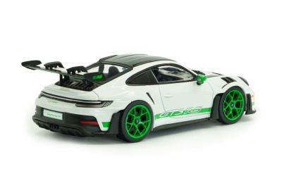 Porsche 911 (992) GT3 RS 2023 weiß grün Modellauto 1:43 Solido