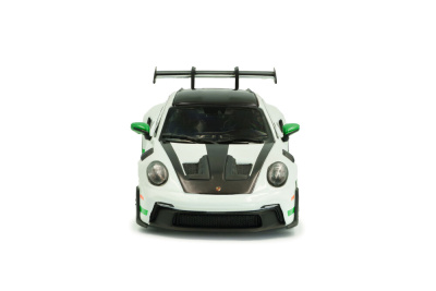 Porsche 911 (992) GT3 RS 2023 weiß grün Modellauto 1:43 Solido