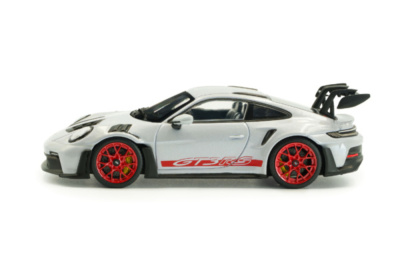 Porsche 911 (992) GT3 RS 2023 grau metallic rot Modellauto 1:43 Solido