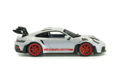 Porsche 911 (992) GT3 RS 2023 grau metallic rot Modellauto 1:43 Solido