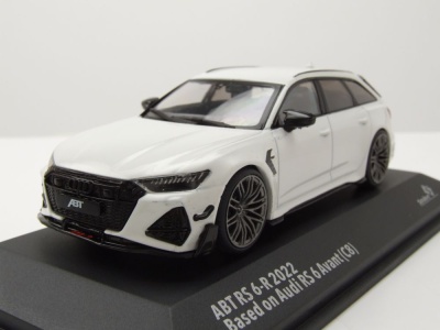 Audi Abt RS6-R Avant Kombi 2022 weiß Modellauto...